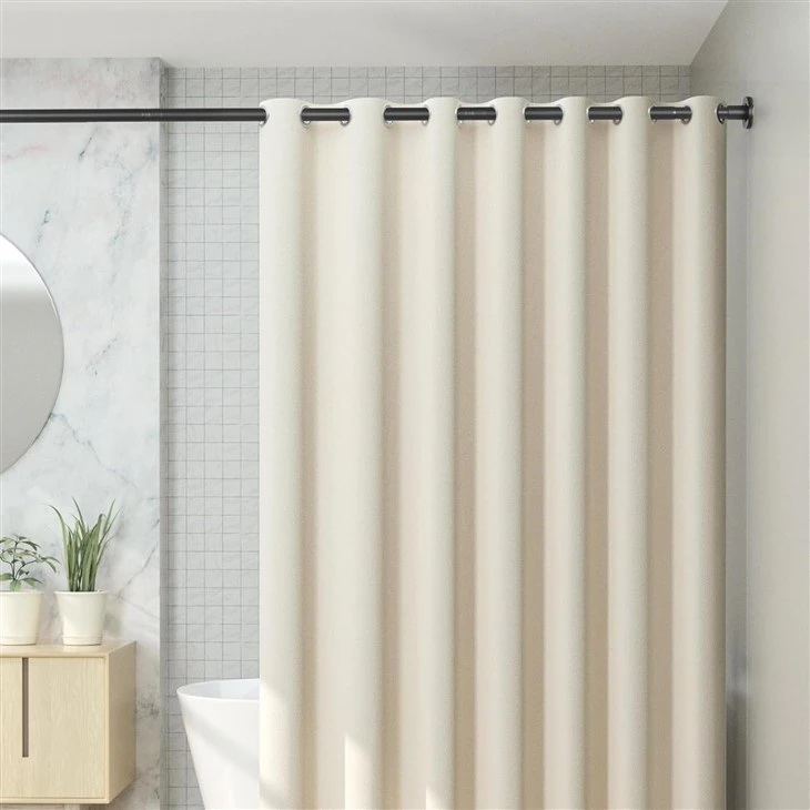 Flexible Stainless Steel Shower Curtain Rod Rustproof